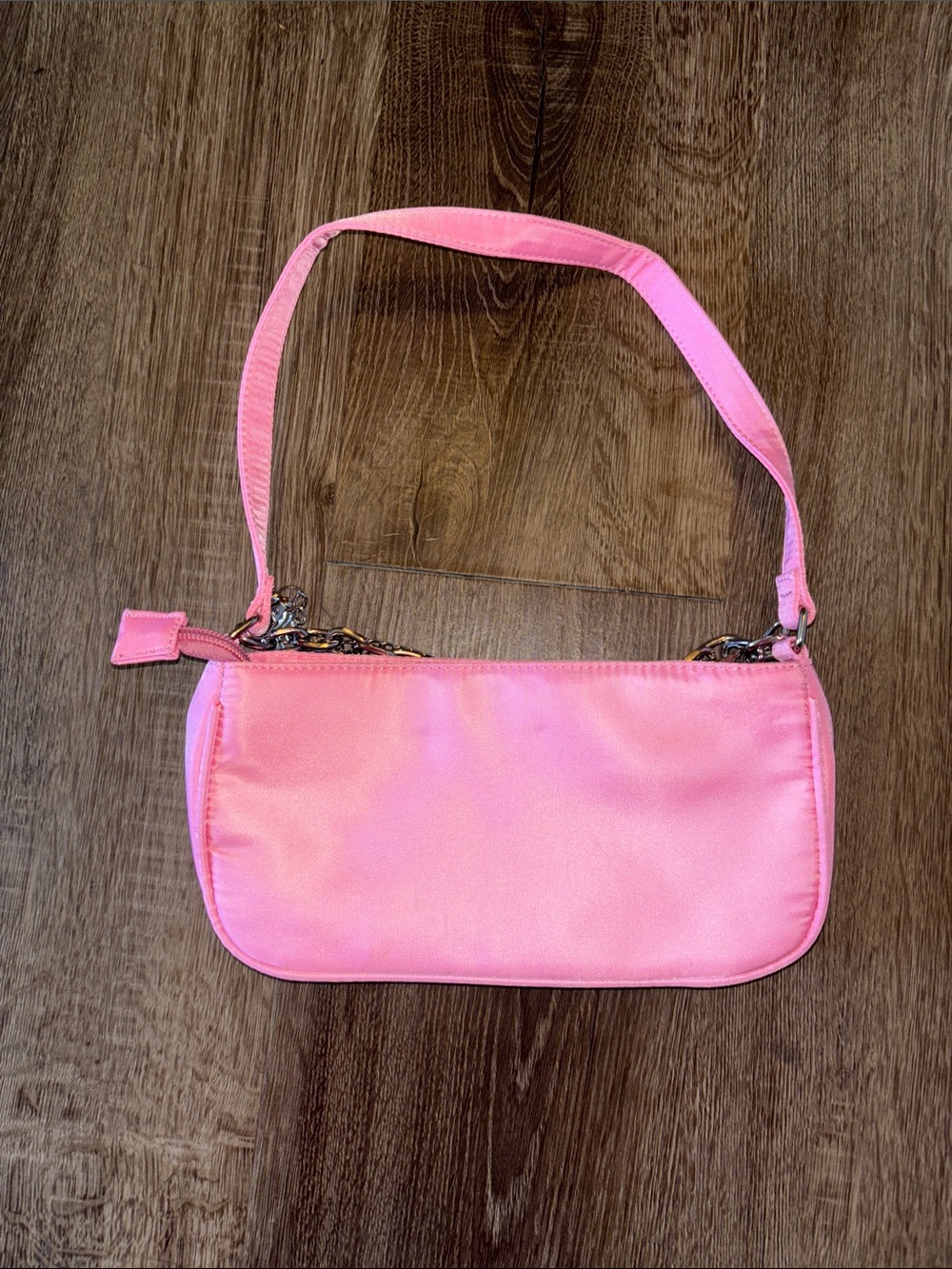 Pink Butterfly Charm Shoulder Bag - Picture 2 of 3